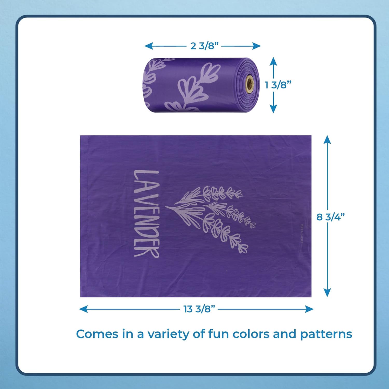 Foto 5 pulgar | Bolsas Para Excrementos De Perro Best Pet Supplies (240 Bolsas), Color Morado - Venta Internacional.