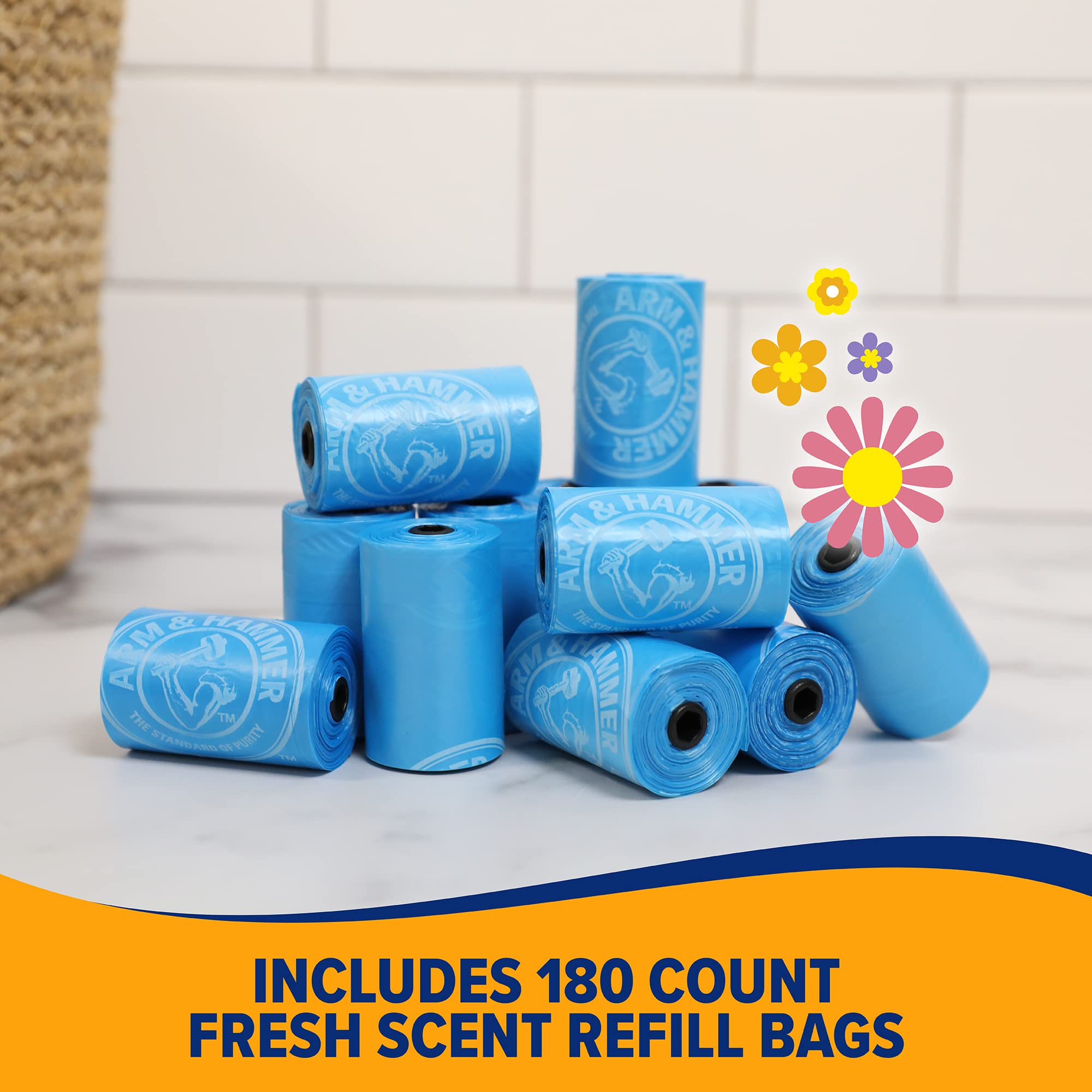 Foto 4 pulgar | Bolsas De Basura Arm & Hammer Durable Con Bicarbonato De Sodio, 180 Bolsas - Venta Internacional.