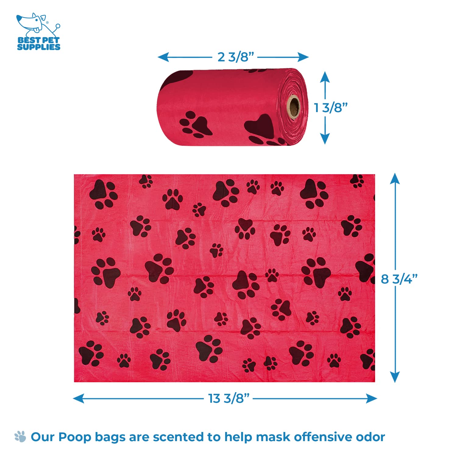 Foto 3 | Accesorio Para Bolsa De Excrementos De Perro Best Pet Supplies, Rojo - Venta Internacional.
