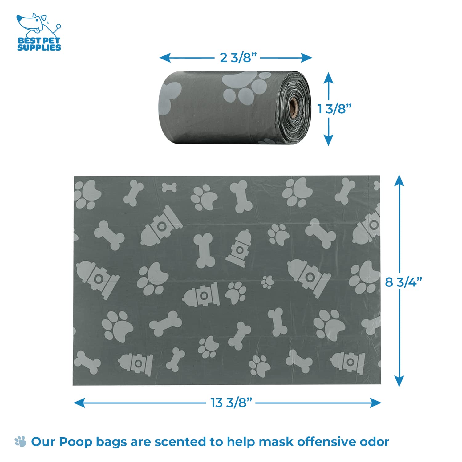 Foto 4 pulgar | Accesorio Para Bolsa De Excrementos De Perro Best Pet Supplies, Gris - Venta Internacional.