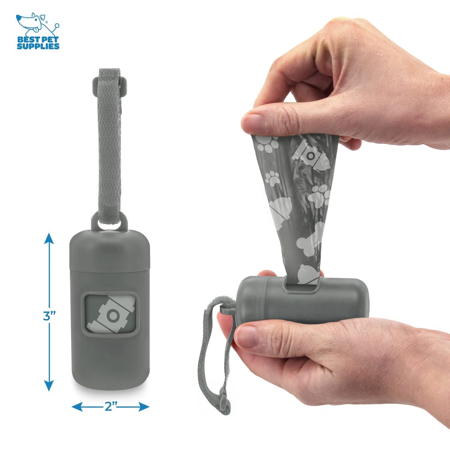 Foto 5 pulgar | Accesorio Para Bolsa De Excrementos De Perro Best Pet Supplies, Gris - Venta Internacional.