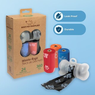 Foto 3 | Bolsas Para Excrementos De Perro, Los Mejores Suministros Para Mascotas (360 Bolsas), A Prueba De Fugas - Venta In