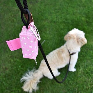 Foto 2 | Dispensador De Bolsas Para Excrementos Para Perros Pink Paw Con 12 Bolsas - Venta Internacional.