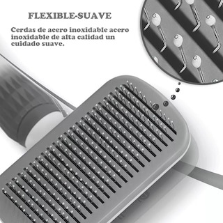 Foto 3 | Cepillo para Mascotas Eo Safe Imports Esi-7903 color Gris