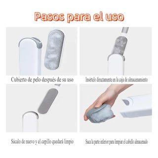 Foto 2 | Removedor De Pelo Mascotas Guante(4pcs)+cepillo Quita Pelusa Eo Safe Imports Esi-20244 Blanco