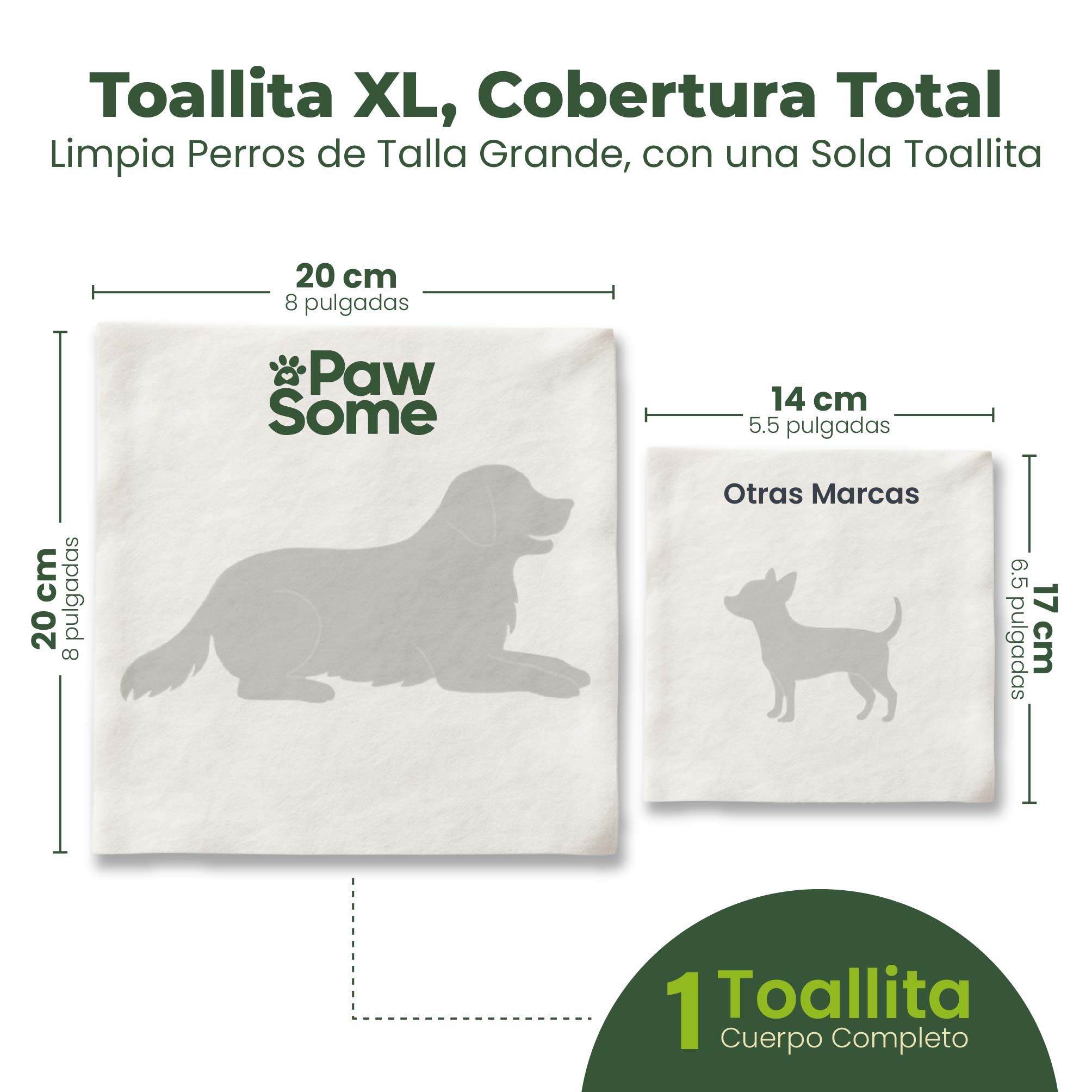 Foto 4 pulgar | Magmalife Toallitas Húmedas Biodegradables Para Perros  100% Suaves Con Textura Para Mejor Limpieza