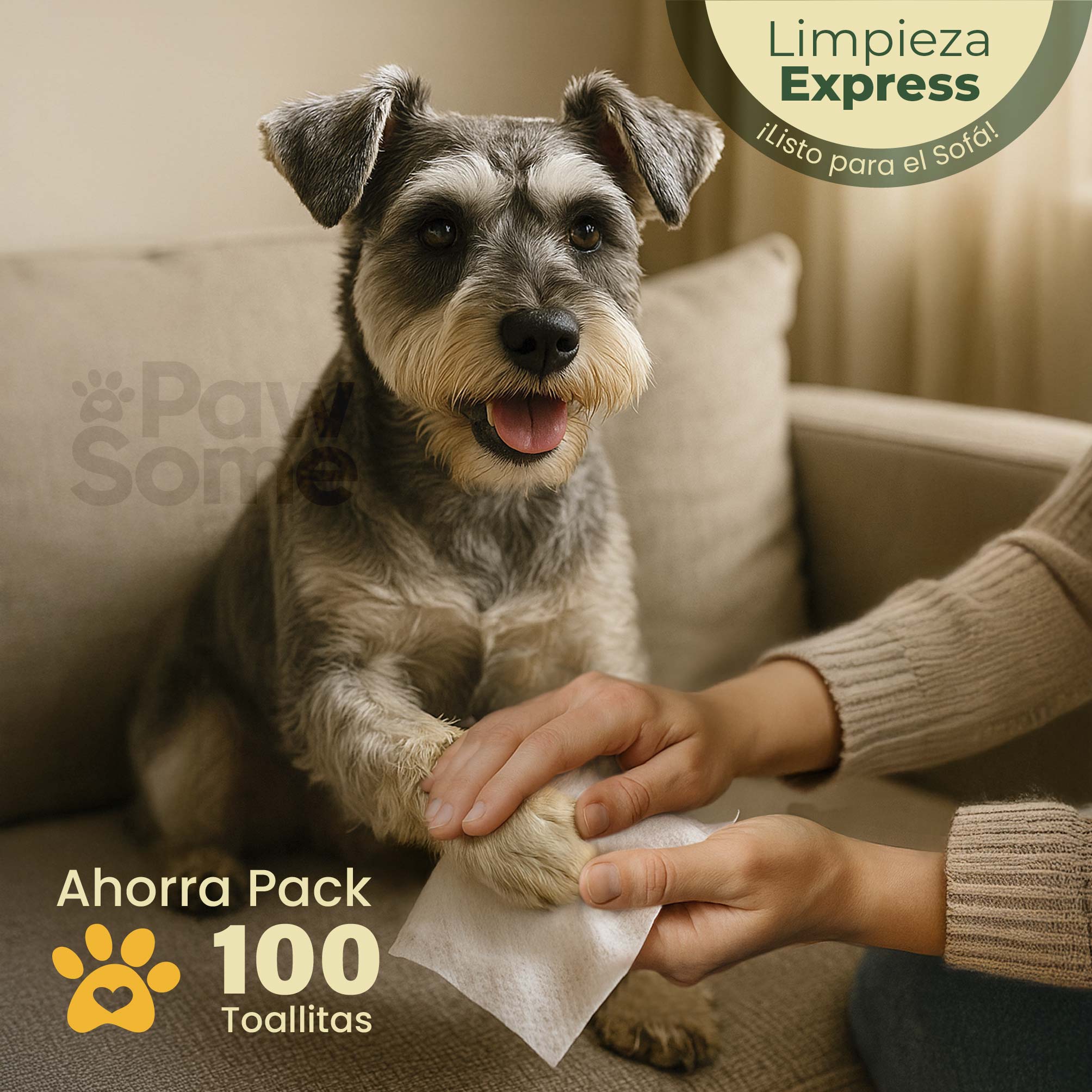 Foto 7 pulgar | Magmalife Toallitas Húmedas Biodegradables Para Perros  100% Suaves Con Textura Para Mejor Limpieza
