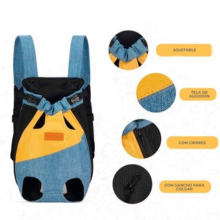 Foto 3 | Bolso Portátil Elegate MAS.107 color Azul de Viaje para Mascota