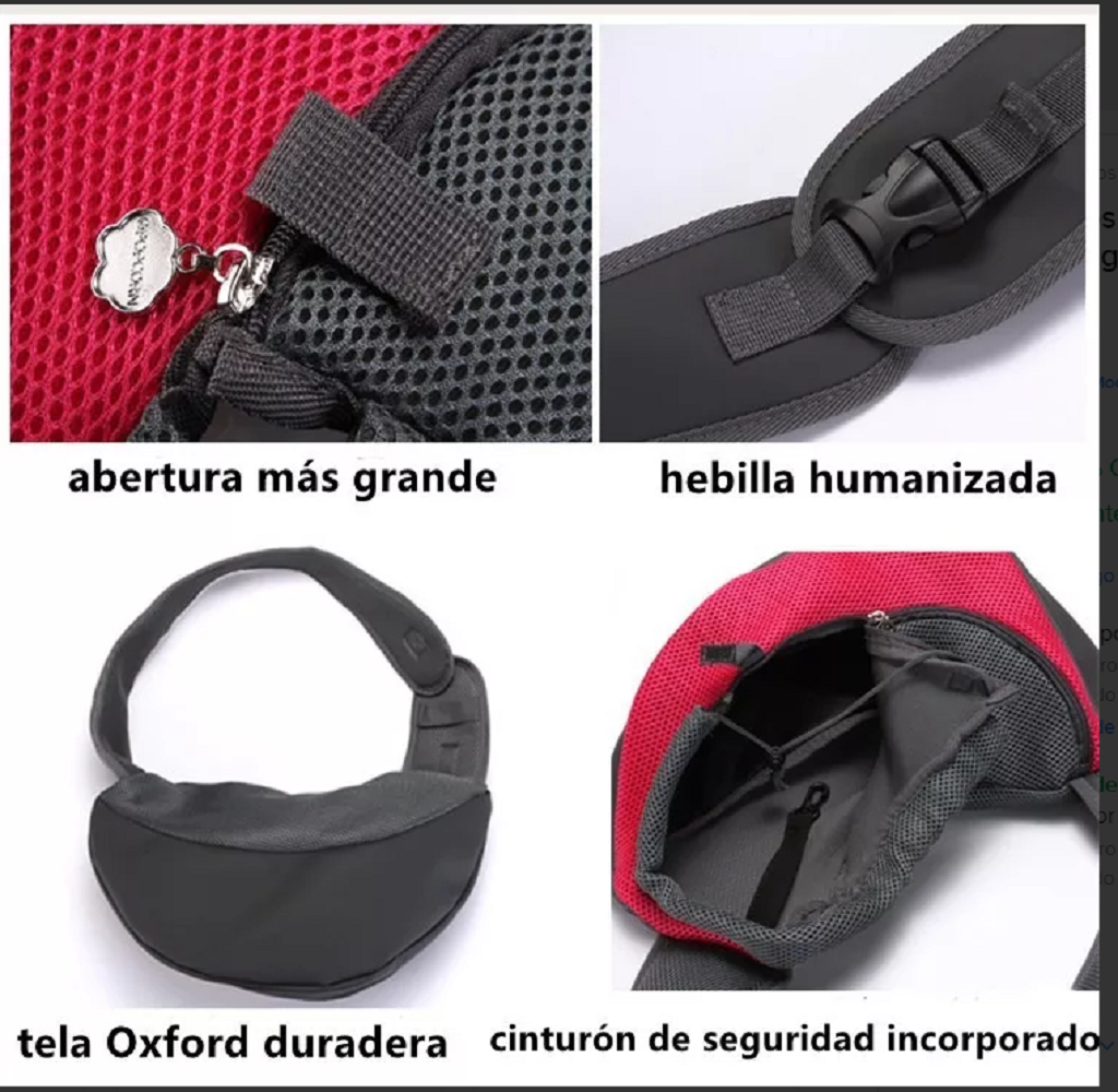 Foto 3 pulgar | Mochila para Mascotas Chicas Belug color Negro