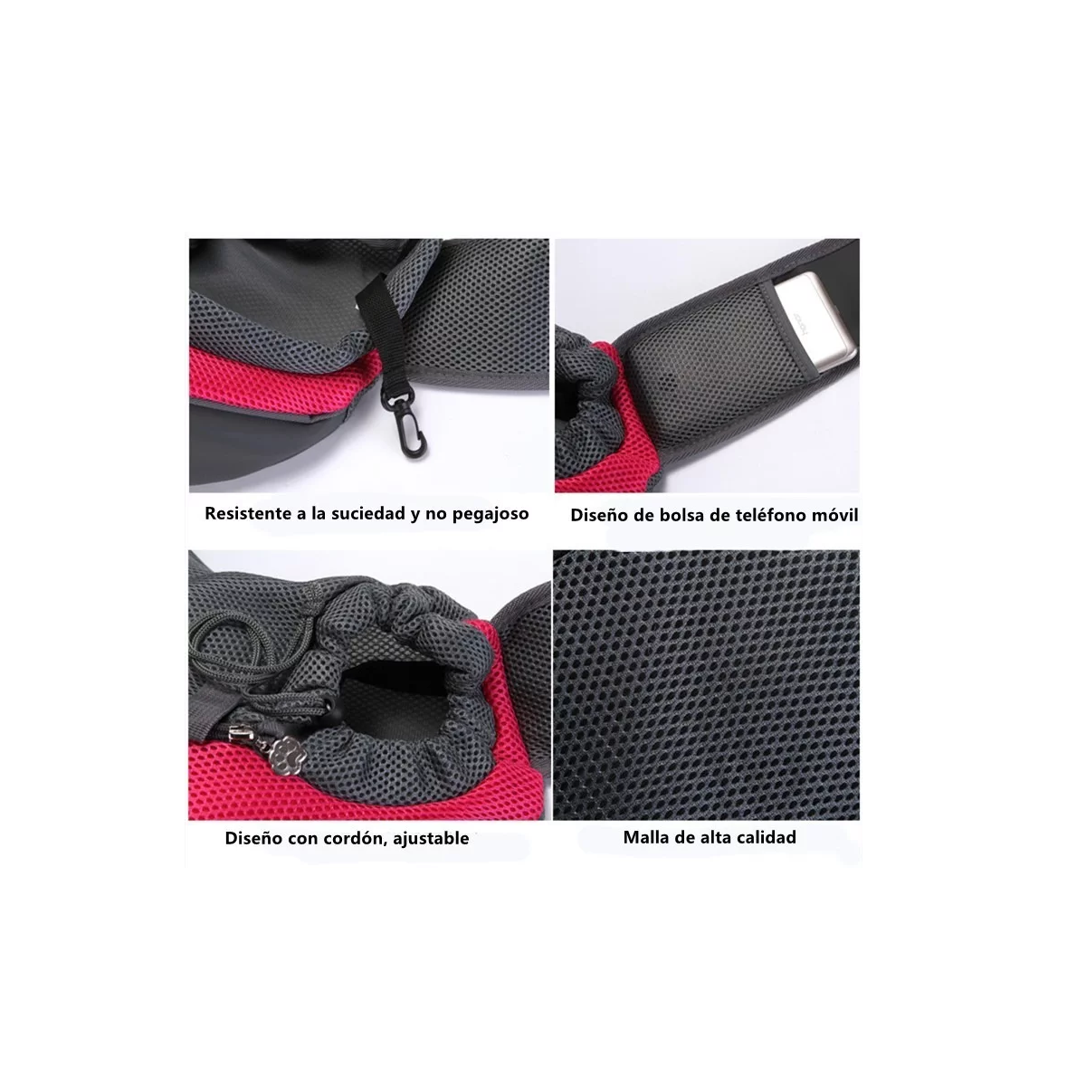 Foto 3 pulgar | Mochila para Mascotas Eo Safe Imports Esi-7863 color Negro