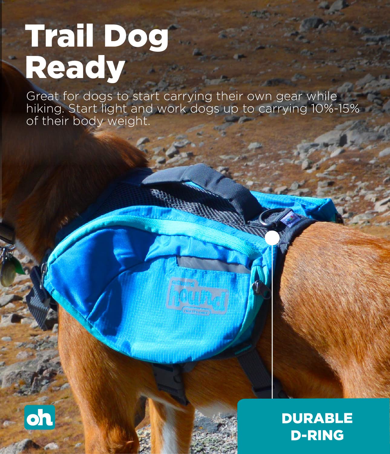 Foto 4 pulgar | Mochila Para Perros Outward Hound Daypak Blue Medium - Venta Internacional.
