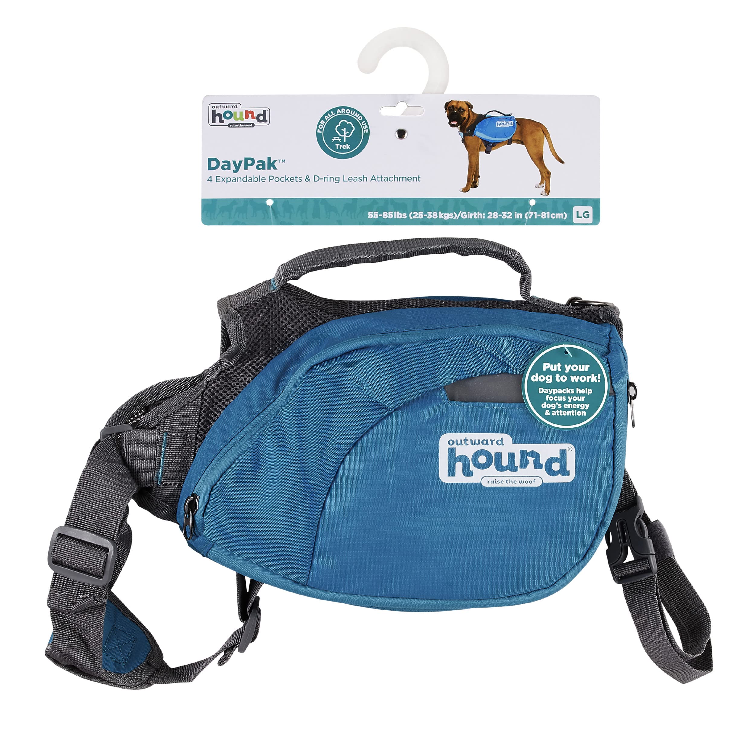 Foto 8 pulgar | Mochila Para Perros Outward Hound Daypak Blue Large - Venta Internacional.