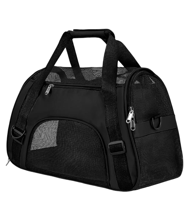 Foto 2 pulgar | Mochila Transportadora Para Mascotas Chicas Color Negro