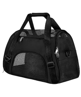 Foto 1 | Mochila Transportadora Para Mascotas Chicas Color Negro