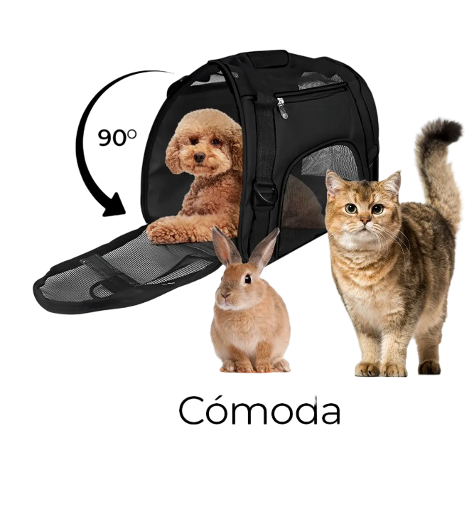 Foto 5 pulgar | Mochila Transportadora Para Mascotas Chicas Color Negro
