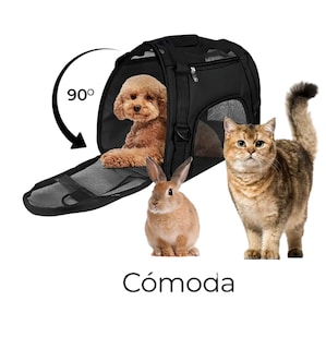 Foto 4 | Mochila Transportadora Para Mascotas Chicas Color Negro
