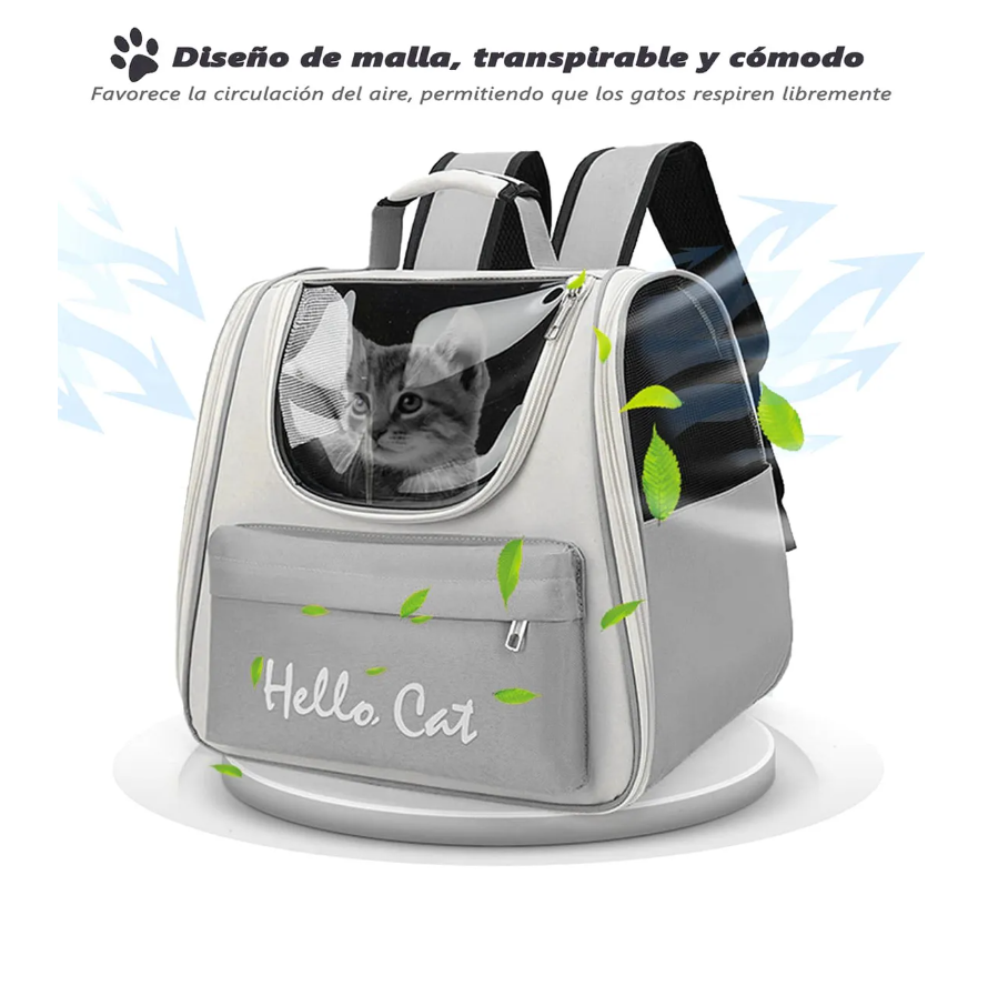 Foto 3 pulgar | Mochila Back Pack Transportadora Gato Perro Mascota Pequeña