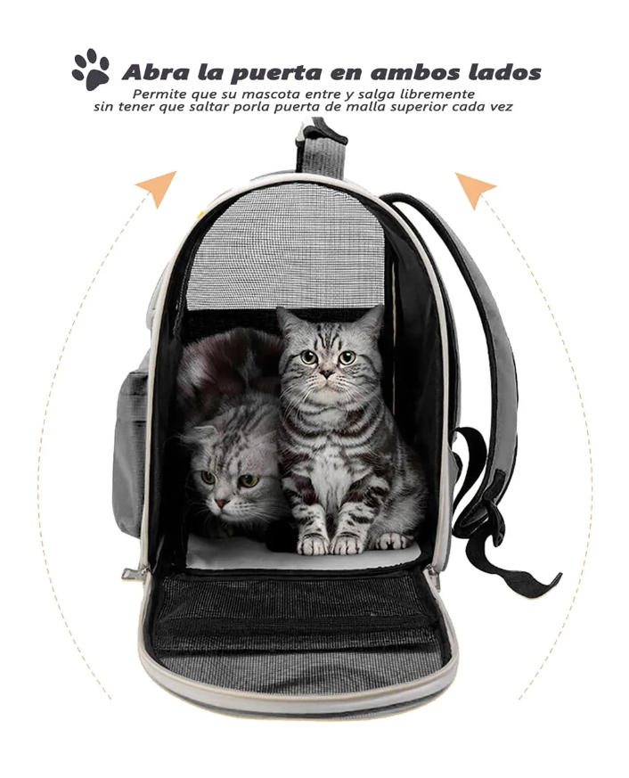 Foto 4 pulgar | Mochila Back Pack Transportadora Gato Perro Mascota Pequeña