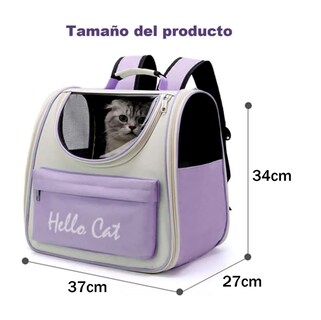 Foto 3 | Mochila Back Pack Transportadora Gato Perro Mascota Pequeña