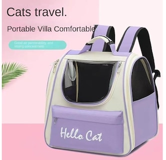 Foto 4 | Mochila Transportadora Bolsa Mascota Perro Gato Viaje Chica