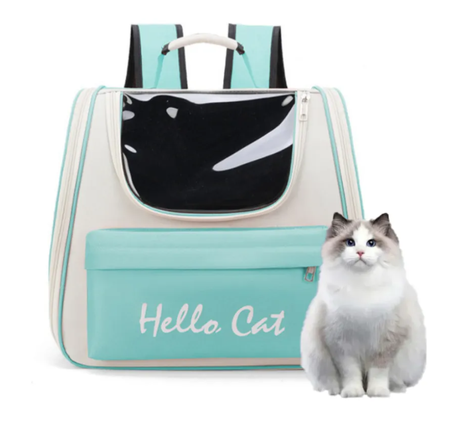 Foto 1 | Mochila Transportadora Bolsa Mascota Perro Gato Viaje Chica