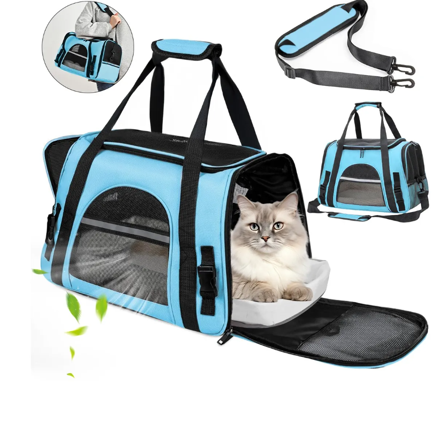 Foto 2 pulgar | Mochila Transportadora Con Perro Gato Transpirable Ajustable
