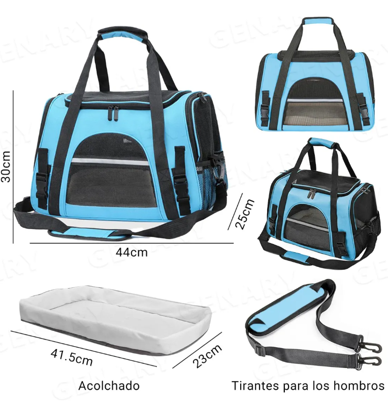 Foto 4 pulgar | Mochila Transportadora Con Perro Gato Transpirable Ajustable