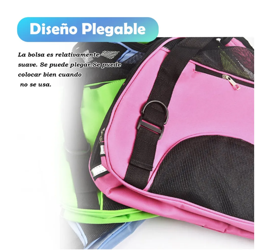 Foto 5 pulgar | Bolsa Transportadora Para Perro Gato Mascota Plegable Grande