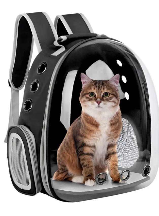 Foto 2 pulgar | Mochila Back Pack Transportadora Gato Perro Mascota Pequeña
