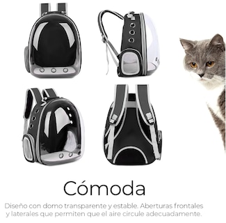 Foto 4 | Mochila Back Pack Transportadora Gato Perro Mascota Pequeña