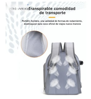 Foto 5 | Mochila Transportadora Para Perros Gatos Mascotas Pequeña