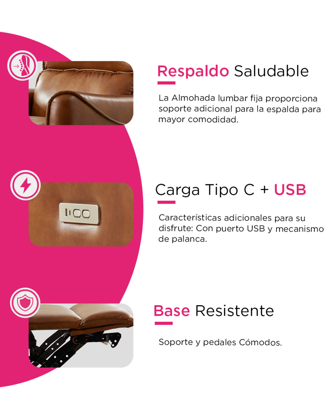 Foto 4 pulgar | Sillón Reclinable Vanlig Eléctrico