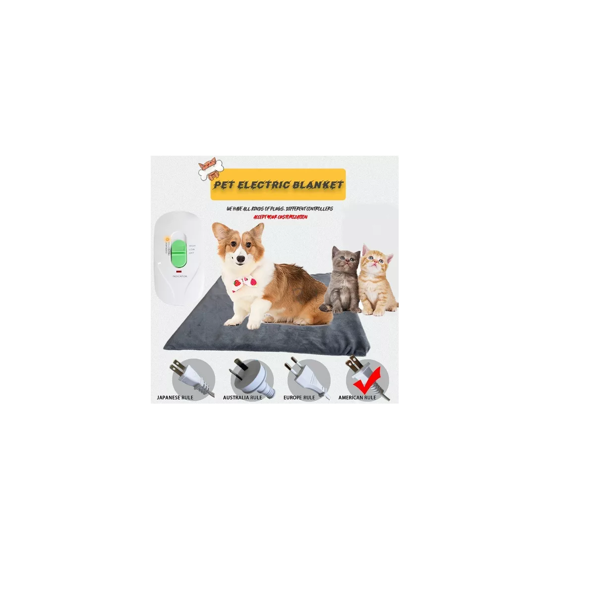Foto 4 pulgar | Almohadilla Térmica Tapete Electrico Mascota Gato,perro  Eo Safe Imports Esi-10873 Gris