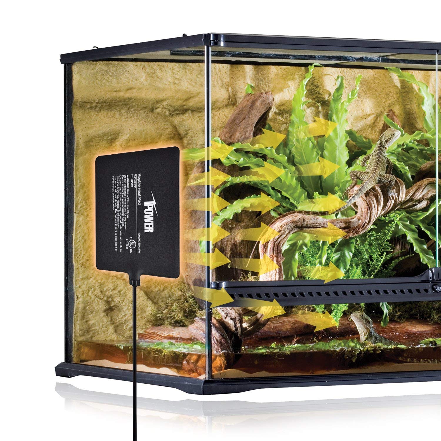Foto 7 | Almohadilla Térmica Ipower, 6 X 8 Cm, 8 W, Para Reptiles, Debajo Del Tanque, Terrario - Venta Internacional.
