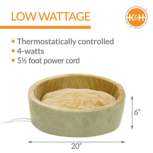 Foto 3 pulgar | Cama Térmica Para Gatos K&h Pet Products Thermo-kitty Bed Large - Venta Internacional.