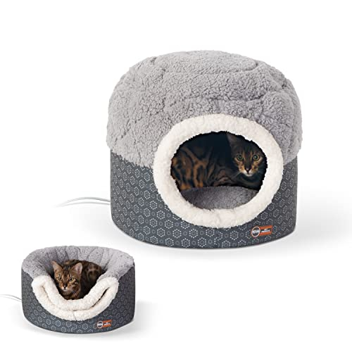 Foto 2 pulgar | Cama Térmica Para Gatos K&h Pet Products Thermo-pet Nest Gris Pequeña - Venta Internacional.