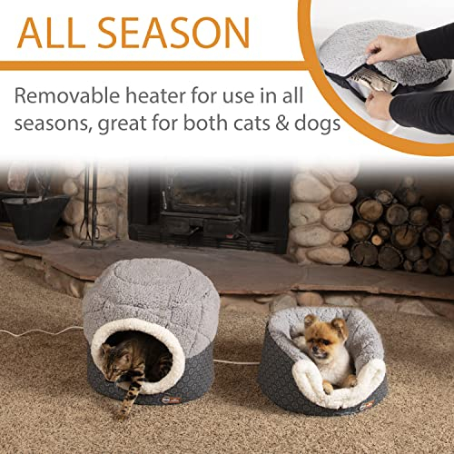 Foto 4 pulgar | Cama Térmica Para Gatos K&h Pet Products Thermo-pet Nest Gris Pequeña - Venta Internacional.