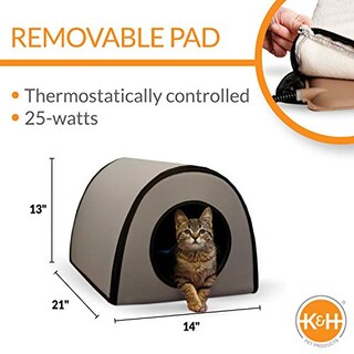 Foto 2 | Refugio Térmico Para Gatos Cat House K&h Pet Products Con Calefacción - Venta Internacional.