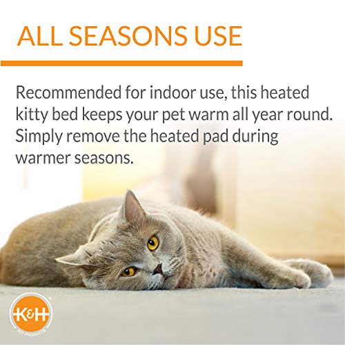 Foto 4 pulgar | Cama Térmica Para Mascotas K&h Pet Products Thermo-kitty Small Mocha - Venta Internacional.