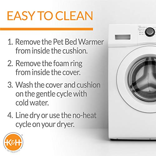 Foto 4 | Cama Térmica Para Mascotas K&h Pet Products Thermo-kitty Small Mocha - Venta Internacional.