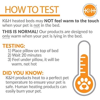 Foto 6 | Cama Térmica Para Mascotas K&h Pet Products Thermo-kitty Small Mocha - Venta Internacional.