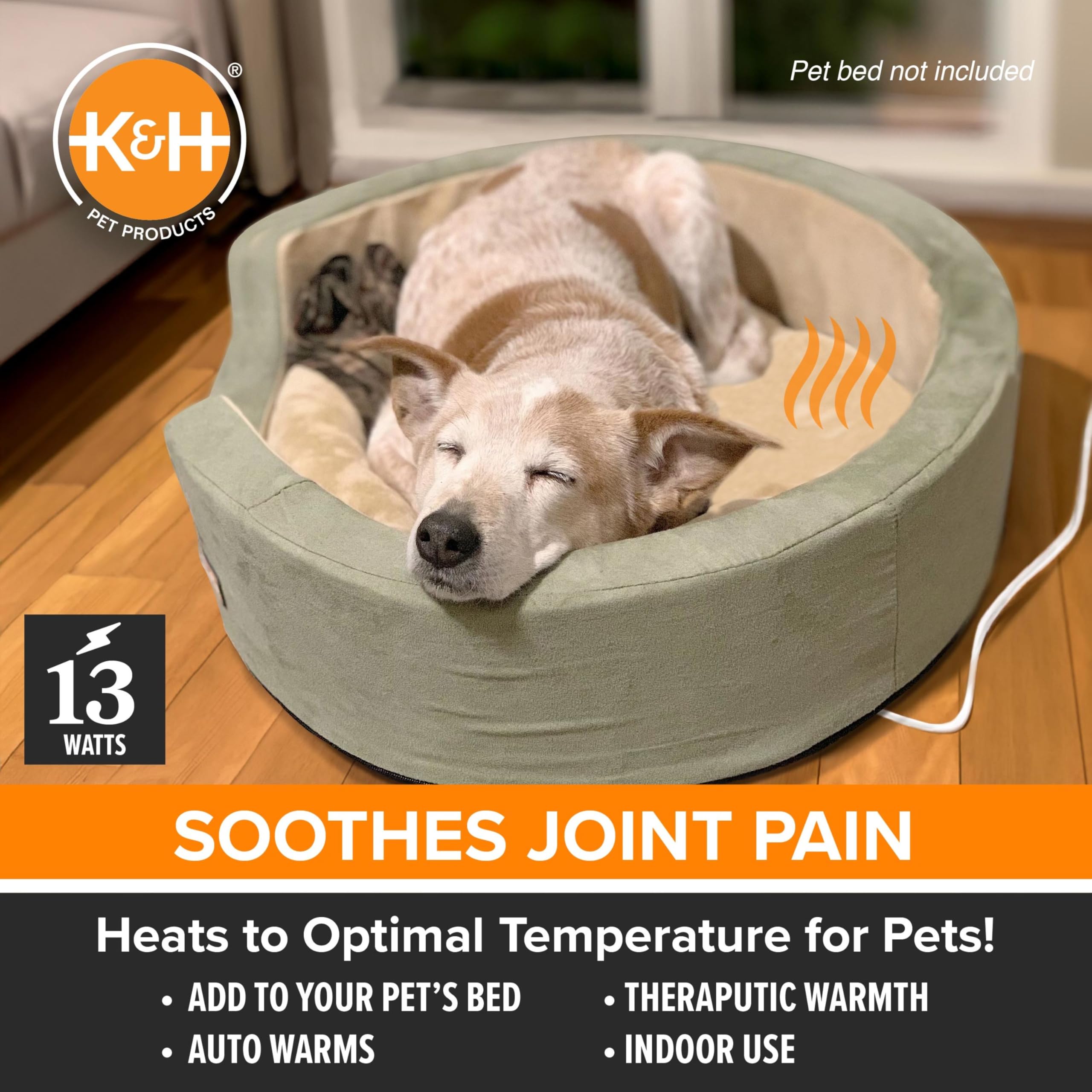 Foto 4 pulgar | Almohadilla Térmica Impermeable Para Mascotas K&h Pet Products, Gris - Venta Internacional.