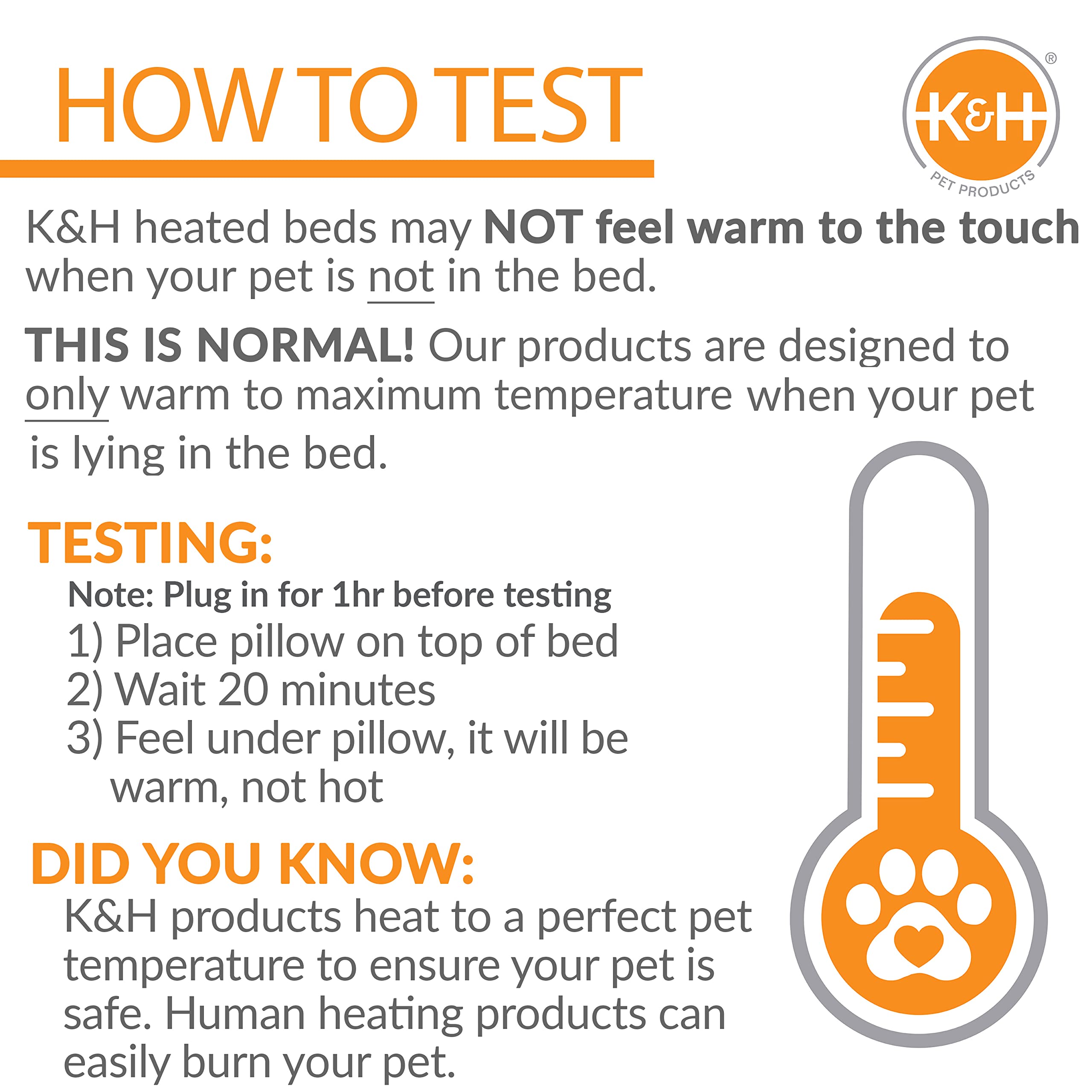 Foto 7 | Almohadilla Térmica Impermeable Para Mascotas K&h Pet Products, Gris - Venta Internacional.