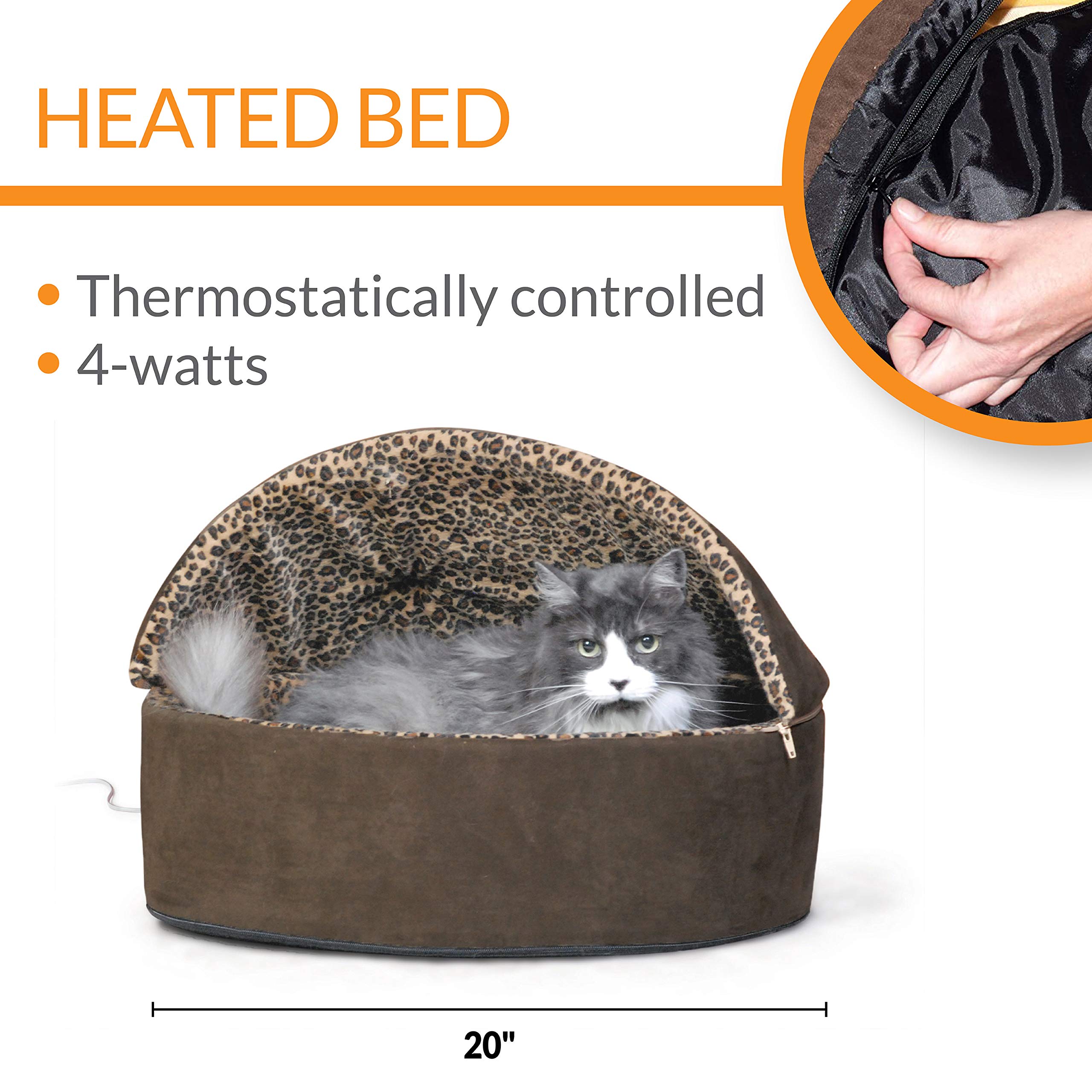 Foto 3 pulgar | Cama Térmica Para Gatos K&h Pet Products Thermo-kitty Bed Deluxe - Venta Internacional.