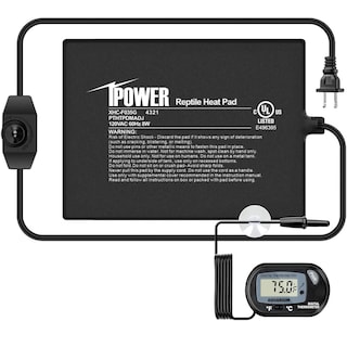 Foto 1 | Alfombrilla Térmica Para Reptiles Ipower De 6 X 8 Pulgadas Con Controlador De Temperatura - Venta Internacional.