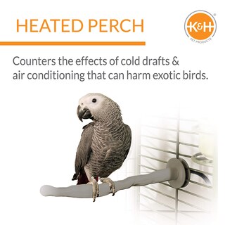 Foto 2 | Percha Térmica Para Pájaros K&h Pet Products, Color Gris Mediano - Venta Internacional.