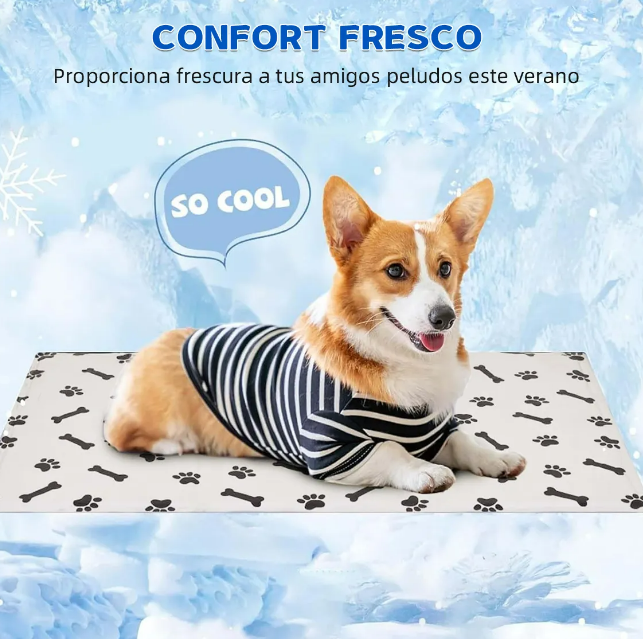 Foto 5 pulgar | Xtellar - Lujo De Tapete Refrescante Para Perros Grandes Y Mascotas 90x50 - Colchón De Hielo De Verano Ultra-con