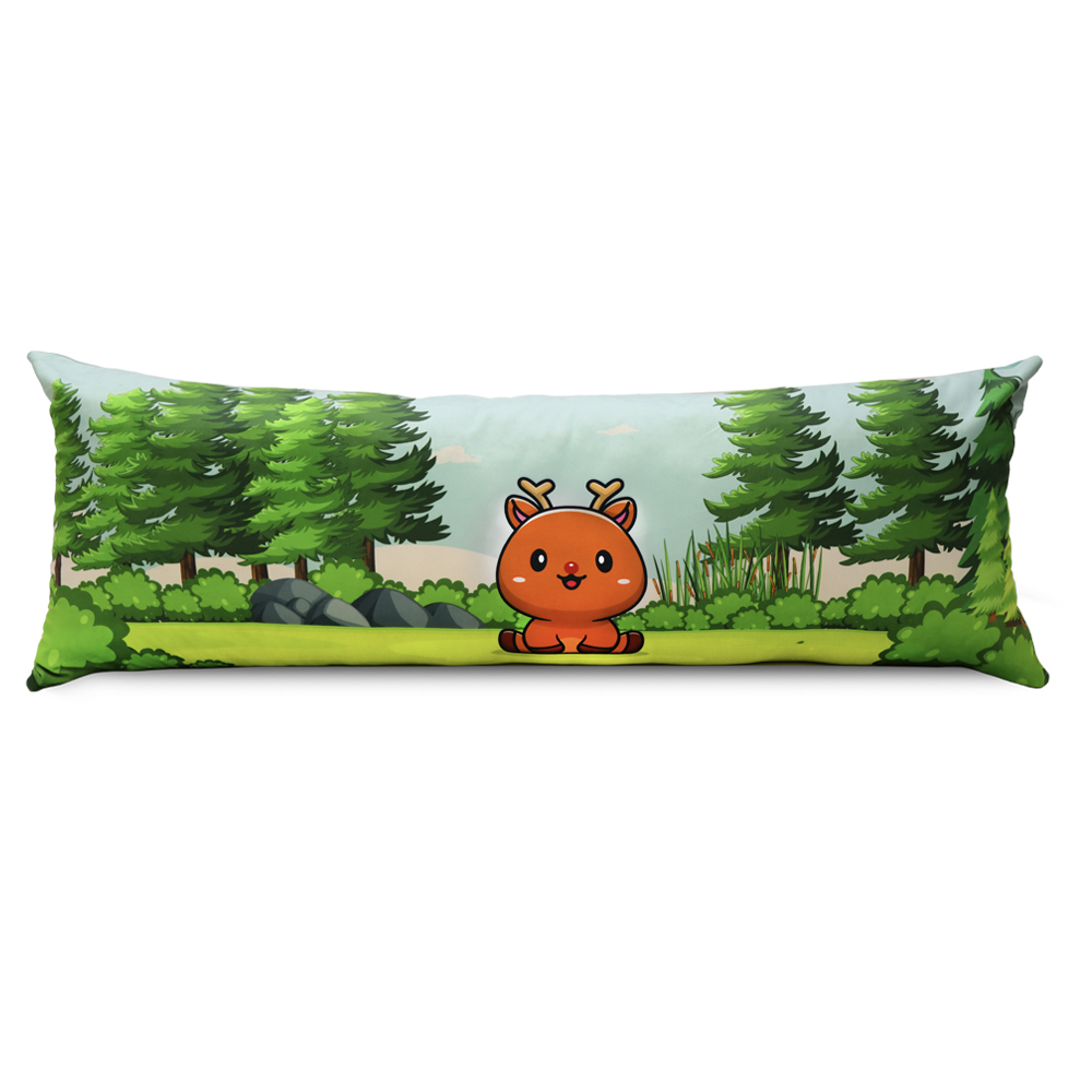Foto 1 | Almohada Super Larga Abrazable Terciopelo Navideña para Niños