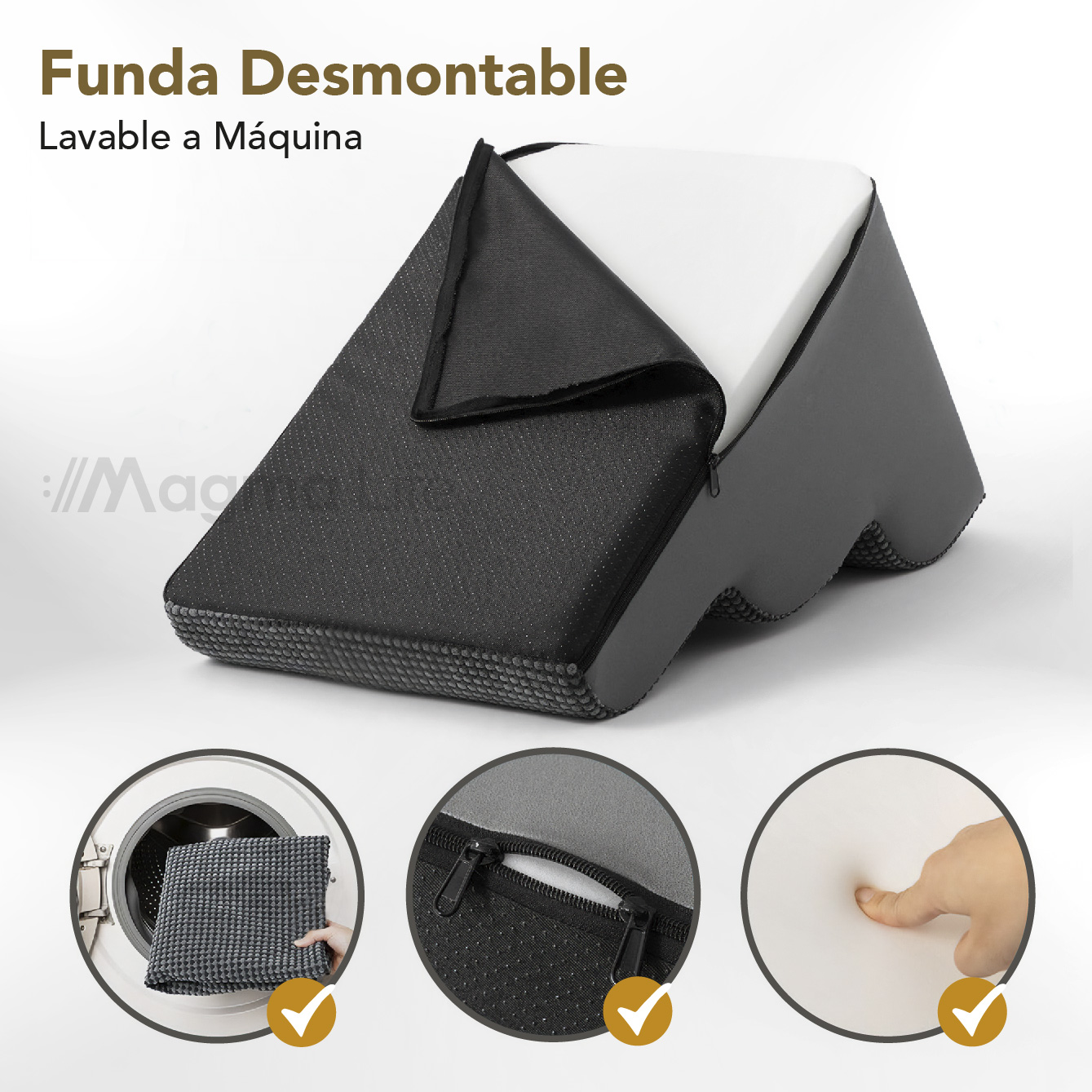 Foto 7 | Magma Life Escalera Para Perros Con 4 Escalones De Espuma Suave Y Antideslizantes, Diseño Cómodo