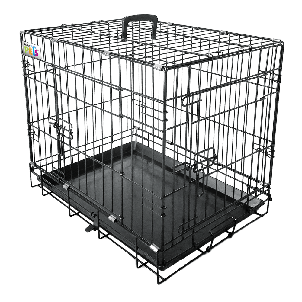 Jaula Metálica Fancy Pets FL8291 para Perro de 6 a 11 Kilos Tamaño Mediana 24 Pulgadas